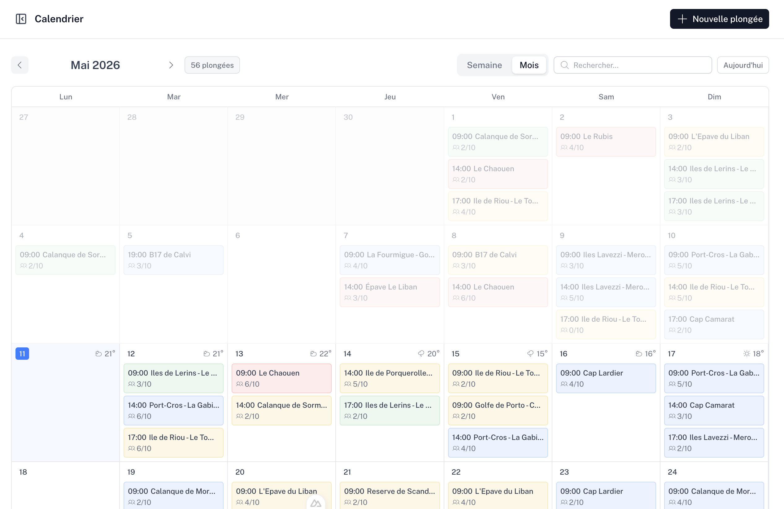 Calendrier